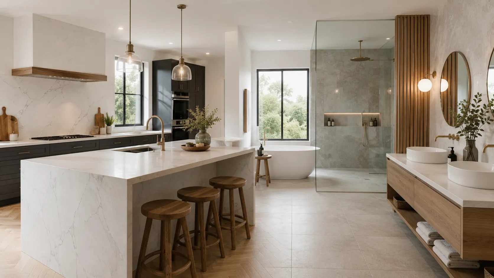 What Are the Best Materials for Kitchens and Bathrooms in Poole, Dorset?