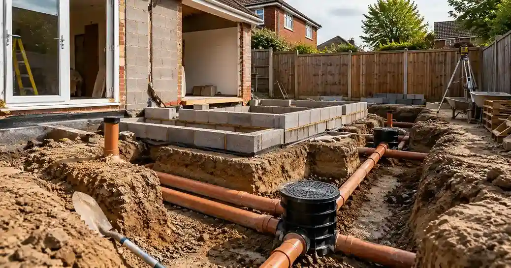 House Extension Drainage in Poole | Poole Builders