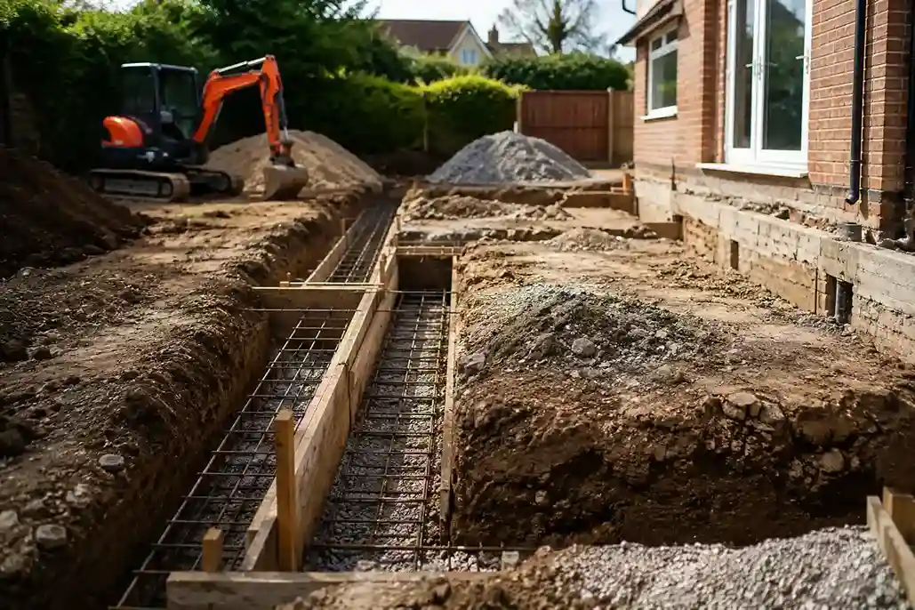 What Groundwork Is Needed Before a House Extension in Poole?
